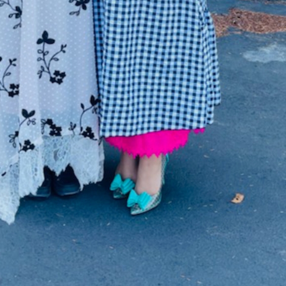 Gingham Betsy Johnson heels!! - Picture 5 of 5